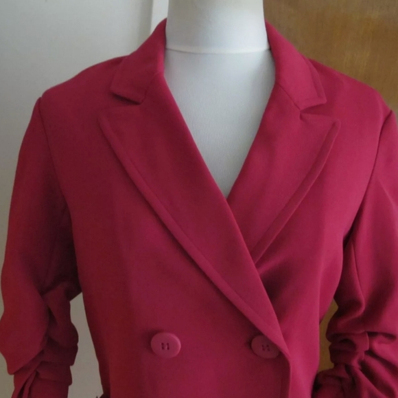 Armani Exchange bright pink Detailed Blazer - Picture 2 of 11